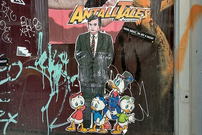 Sticker art by the Hungarian street artist 0036Mark